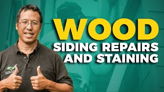 Wood Siding Repairs and Staining - Home Painters Toronto