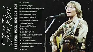 John Denver, Jim Croce, James Taylor, Don McLean, Dan Fogelberg - Folk Rock Greatest Hits