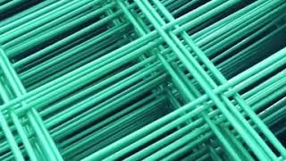 PVC Coated Welded Wire Mesh Fence Panel