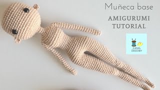 Muñeca base amigurumi tutorial