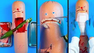 Worlds Biggest Hot Dog Surgery 🌭 Every Glizzy Surgery Ever PART 2 #fruitsurgery #foodsurgery