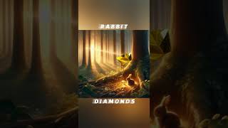 🔥 RABBIT AND DIAMONDS REACTION #ai #hybridart #shortvideos #midjourney #ai #shorts #viralvideos