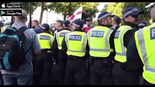 UK Violence / Tensions Escalate in Plymouth During Anti immigration Prote…