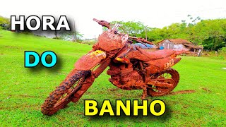 LAVANDO A TORNADO DE TRILHA | REMOVENDO O BARRO NA RAÇA