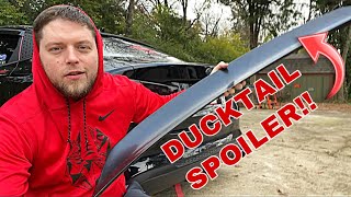 FINALLY Attaching A Ducktail Spoiler!  (2016-2020 Kia Optima)