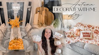 AUTUMN DECORATE WITH ME VLOG | AUTUMN DECOR HOUSE TOUR