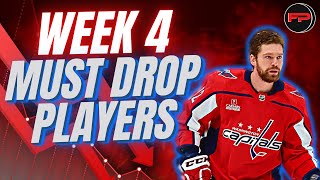 7 Players you NEED to DROP before Week 4 in Fantasy Hockey 2023/24