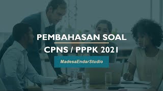 Contoh soal cpns 2021 kemampuan verbal