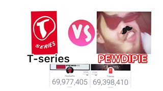 Pewdipie VS T-series