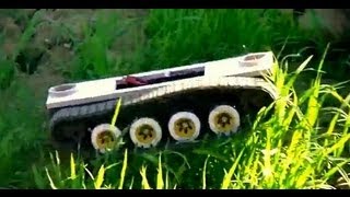 tracked RC vehicle rage (+onboard footage)