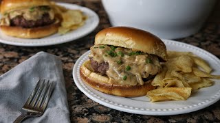 Creamy Beef Stroganoff Burgers Recipe