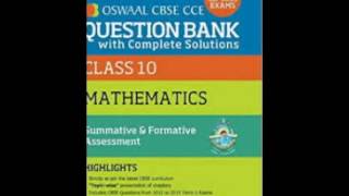 Oswaal CBSE CCE Question Bank With Complete Solutions - Panel of Experts