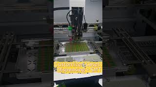 Customized Cases:Dispensing + SMT. Have you ever seen this PCB assembly process?#syspcb #pcb #smt