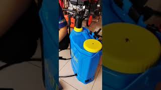 Tutorial cara pasang sprayer hama disinfektan 2in1 electric dan manual berikut cara penggunaannya