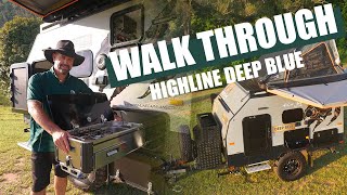 WALK THROUGH - Highline Deep Blue Compact Camper