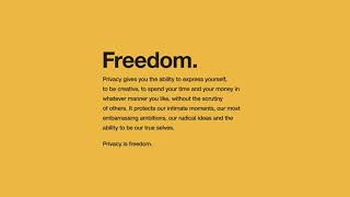 Privacy is freedom — Zcash