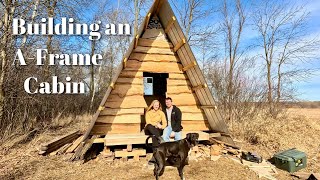 A-Frame Cabin Build Progress - Whimsical Vision Coming To Life