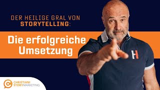 Zielführendes Storytelling durch unmittelbar, umsetzbare Aktionsschritte.