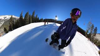 LEARNING HOW TO SNOWBOARD | COPPER MOUNTAIN COLORADO | GOPRO MAX |