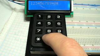 Arduino and 12-digit numeric keypad