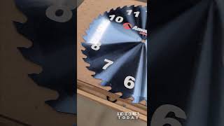 Real Saw Blade Clock