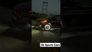 modified black colour Hyundai Verna car