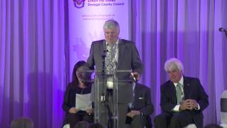 Donegal Vice Chair Nicholas Crossan speech at the 2014 Tip O'Neill Irish Diaspora Awards