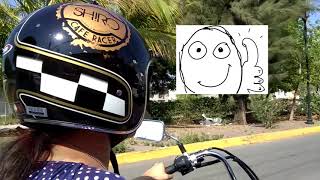 Aprendiendo a conducir en una Suzuki GZ150