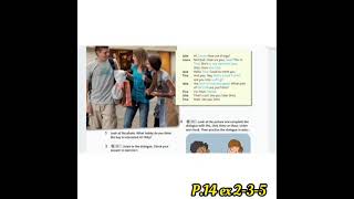 |Speaking |Meeting people |English plus grade 6|