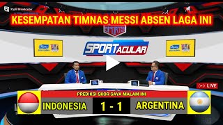 🔴LIVE HARI INI RCTI❗TIMNAS INDONESIA VS ARGENTINA•FIFA MATCHDAY 2023•duel bersejarah malam ini