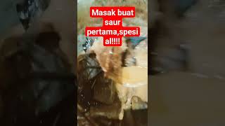 menu untuk saur pertama,sangat spesial!!#shortsvideo #masakrendang