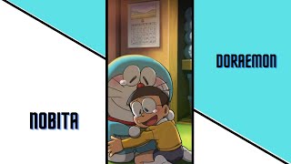 Doraemon and Nobita |love story lyric  |#doraemon | #shorts |#cartoon #anime