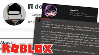 This Roblox Youtuber's Apology for Scamming was Terrible...