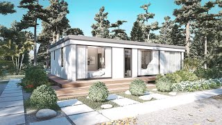 Small Forest House Design - Cinematic Animation