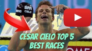 Cesar Cielo: Top 5 Races of all time ft. Trap Lord