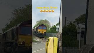 !! LEGENDARY DRIVER !! 2 66s with the tones #railway #train #trending #shorts