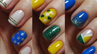 3 Unhas decoradas para a Copa do Mundo - by QG