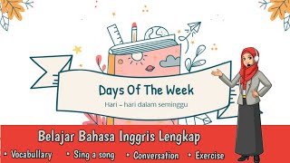 Nama - nama hari dalam Bahasa Inggris #bahasainggris #belajar #days #week