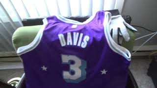 Los Angeles Lakers Mixtape City Edition Anthony Davis Swingman Jersey & Strapback Hat Review