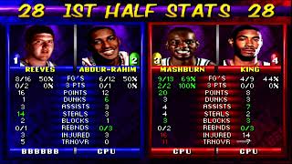 Vancouver Grizzlies Vs Dallas Mavericks Nintendo 64 Gameplay