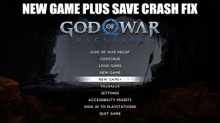 God of War Ragnarok New Game Plus Save Crashing Fix and Gameplay Test