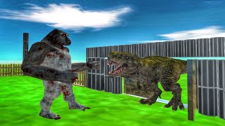 Goro The Giant Vs T-Rex !!!! Animal Revolt Battle Simulator