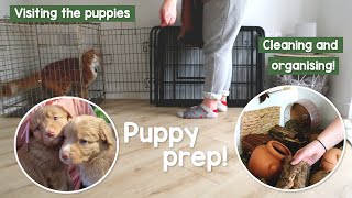 Preparing for my Puppy to come home, and meeting her for the first time | VLOG