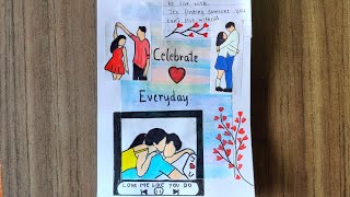 Love Celebration Journal | Journal Ideas | Aesthetic Journal Pages | Journal| Love Drawings |