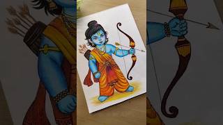 Cute Shree Ram ji drawing 🙏🚩| अयोध्या राम जी| #reels #trending #viral #rammandir