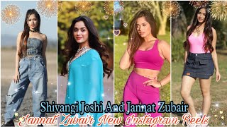 Jannat Zubair New Reels 🧡💖 Jannat Zubair And Shivangi Joshi ✨ Jannat Zubair #shorts