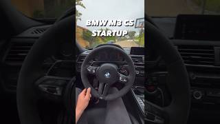 BMW M3 CS STARTUP #cars #carshorts #bmw #m3 #m3cs