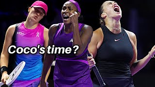 Gauff the FAVORITE vs Swiatek? Sabalenka WINS WTA Finals Group!