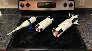 LEGO Saturn V Build Time-Lapse