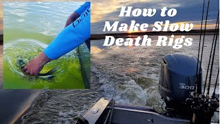 How to Make Slow Death Walleye Rigs - Plain with 3 beads and a Smile Blade